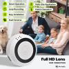AUZEN Dual-Lens Discreet Camera (Smoke Detector Design) - 1080P HD Dual Band 2.4G/5G WiFi Security Nanny Camera, 8 Hours Continuous Working, 2120 Wide-Angle, Night Vision for Home & Office view 2