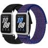 2PCS Nylon Watch Band Compatible with Samsung Galaxy Fit 3, Soft Breathable Adjustable Sport Nylon Loop Replacement Wristbands for Galaxy Fit3 SM-R390 Watch for Women Men view 1