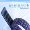 2PCS Nylon Watch Band Compatible with Samsung Galaxy Fit 3, Soft Breathable Adjustable Sport Nylon Loop Replacement Wristbands for Galaxy Fit3 SM-R390 Watch for Women Men view 4