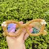 bullabulling Retro Christmas Bling Rhinestone Reading Glasses for Women Christmas Party Ladies Blue Light Blocking Readers (yellow, 2.75, x) view 4