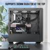 Antec P7 S, 4 x 120mm PWM Fans Included, Dual Side Front Mesh Intake, 360mm Top Radiator Support, Type-C 3.2 Gen 2, Sound-Dampening Side Panels, Mid-Tower ATX PC Case view 4