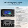 7" Dual Knob Car Radio Stereo for Jeep/Dodge/Chrysler Wireless CarPlay/Wired Android Auto/1280 * 480 QLED Touchscreen 2+64G with Bluetooth AM/FM view 2
