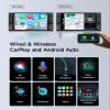 7" Dual Knob Car Radio Stereo for Jeep/Dodge/Chrysler Wireless CarPlay/Wired Android Auto/1280 * 480 QLED Touchscreen 2+64G with Bluetooth AM/FM view 3
