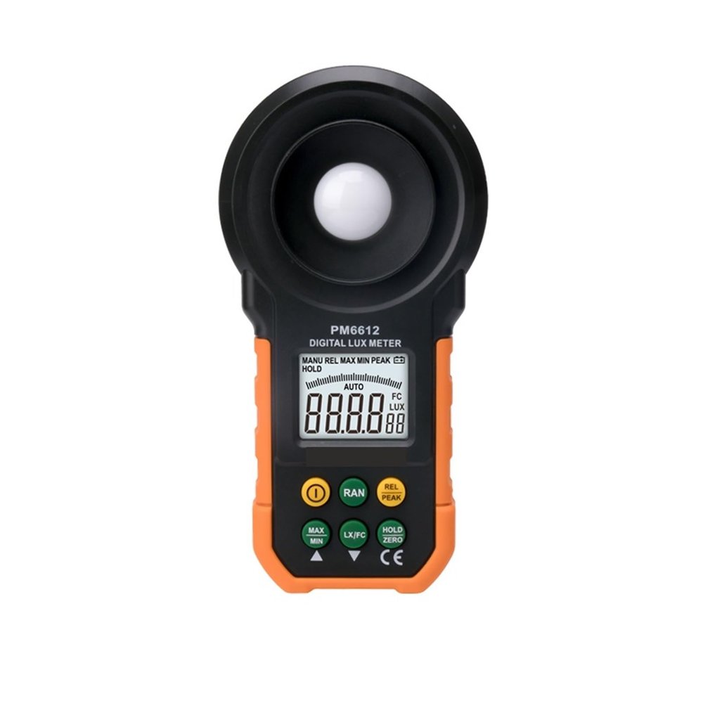Light Meter, Digital LUX Meter 200,000 Lux Light Meter Test Spectra Auto Range High Precision Digital Luxmeter Illuminometer Measure