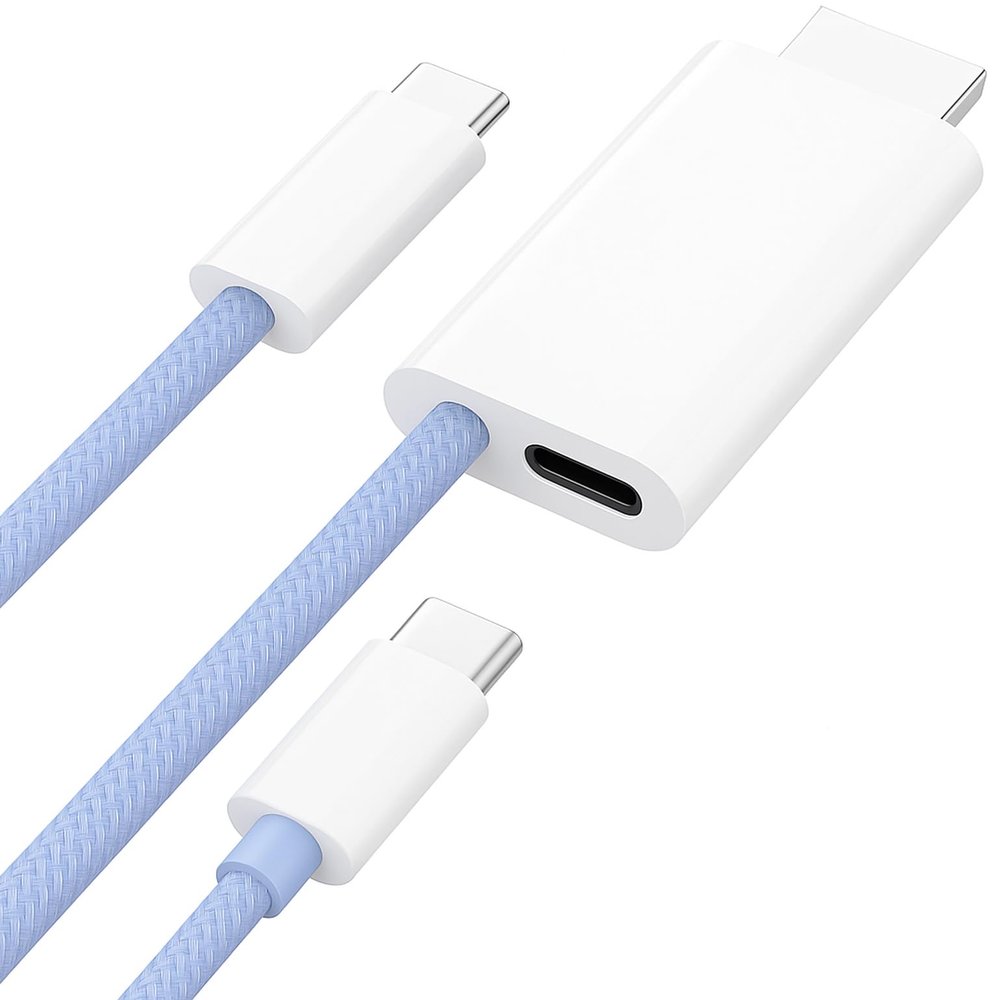 Tek Styz PRO USB Type-C HDMI 8K Compatible with RED Hydrogen One +100W Power Support Cable at Full 8k 7680x4320@30Hz/4k 2160p@60Hz [Thunderbolt 3/4] White