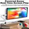 Tek Styz PRO USB Type-C HDMI 8K Compatible with RED Hydrogen One +100W Power Support Cable at Full 8k 7680x4320@30Hz/4k 2160p@60Hz [Thunderbolt 3/4] White view 3