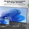 Tek Styz PRO USB Type-C HDMI 8K Compatible with RED Hydrogen One +100W Power Support Cable at Full 8k 7680x4320@30Hz/4k 2160p@60Hz [Thunderbolt 3/4] White view 4
