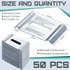 Otoolling 50 Pack Hold Down Clamps for Cable Tray, Cable Tray Wire Shelf Support Washer Application in 4mm - 6mm Diameter view 2