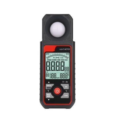 Light Meter, Digital Photometer With Temperature And Humidity Max And Min Alarm 199999/299999 Lux Illuminometers Lightmeter Tester