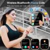aycy Smart Watch for Men Women Bluetooth Call, 1.85" HD Touch Screen Fitness Watch with Sleep Heart Rate Monitor, 112+ Sports Modes, IP68 Waterproof Activity Trackers for Android iOS, Pink view 2