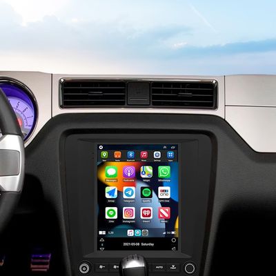 2+64G Double Din Car Stereo for Ford Mustang 2010-2014 with Wireless CarPlay and Android Auto, 9.7 Inch IPS Touchscreen Android 15 Car Radio Support Bluetooth WiFi GPS SWC FM RDS