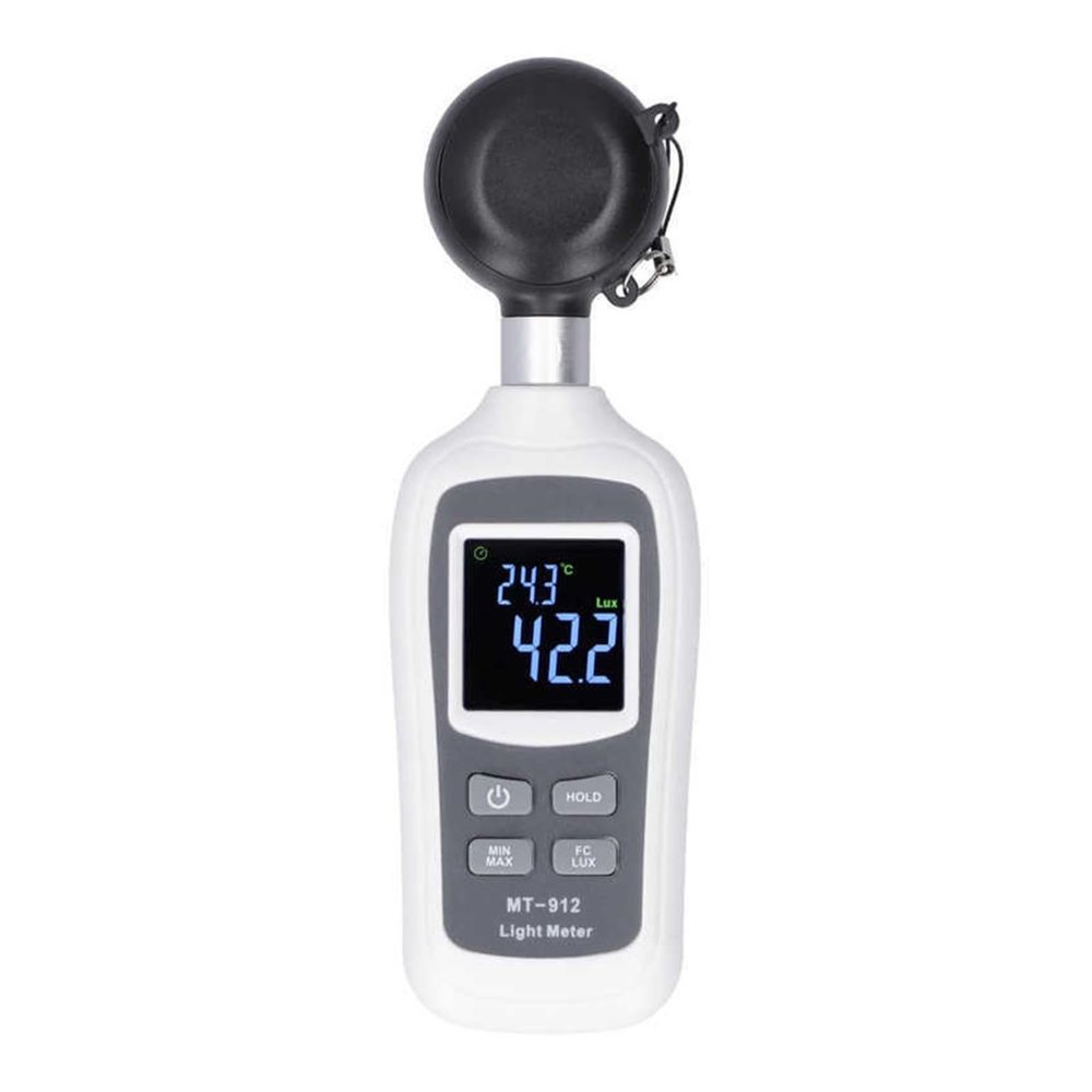 Light Meter, Handheld Digital Light Meter LCD Mini Luxmeter Luminometer Photometer 0-200K Lx Hand-held Spectrometer