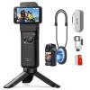 SJCAM C400 3IN1 Vlogging Creators Combo (128GB),4K Pocket Cam,Detachable Design,7H Power,6-Axis Stabilization Vlog Camera,2.29'' Touch Screen,Waterproof Body Cam,Vlogging Camera for YouTube Streaming view 1