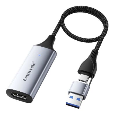 1Pcs Video Capture Card USB3.0 HDMI-Compatible to USB/Type-c Game Record Ms2130 for Switch PS4/5 Live Broadcas