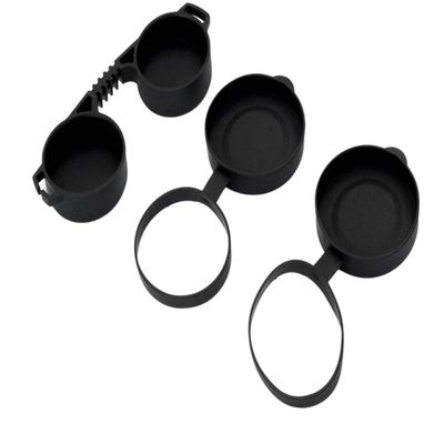 Yaregelun Binoculars Protective Rubber Objective Lens Caps Binocular Eyepiece Lens Cover Telescope Cover Lens Protection B