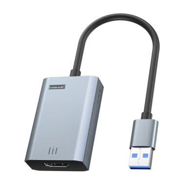 CSCPEXCZ USB to HDMI Adapter Compatible Converter 1080P USB Male to HDMI Female External Graphics Video Card Adapter Cable
