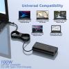100W USB C Charger Compatible with Dell Insprion 16 5620 5625 5635 5630 5635 5645 Laptop view 4