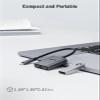 2 Port USB C Hub to Dual HDMI 4K 60HZ Dual Screen Expansion Type C Docking Station for Laptop Mobile Phone PC view 3