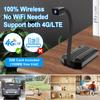 BEEDMXU 4K HD 4G LTE Cellular Hidden Surveillance Camera (No WiFi Required, Built-in SIM Card), Mobile Remote Car, Pet, and Baby Mini Monitor (Features Night Vision, Motion Detection, Cloud Storage) view 2
