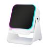 Induction Speaker, 10W Foldable Induction Phone Speaker with Light, Multi-Functional Phone Stand, Recharge Charging for Home Office Travel Christmas Birthday Gift view 1
