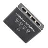 1 to 4 Port Gigabit Ethernet Splitter, High Speed 1000Mbps RJ45 Network Hub, Aluminum Alloy USB Powered Splitter for Cat5 5e 6 7 8 Cables, Compatible with Routers, TVs, Computers view 2