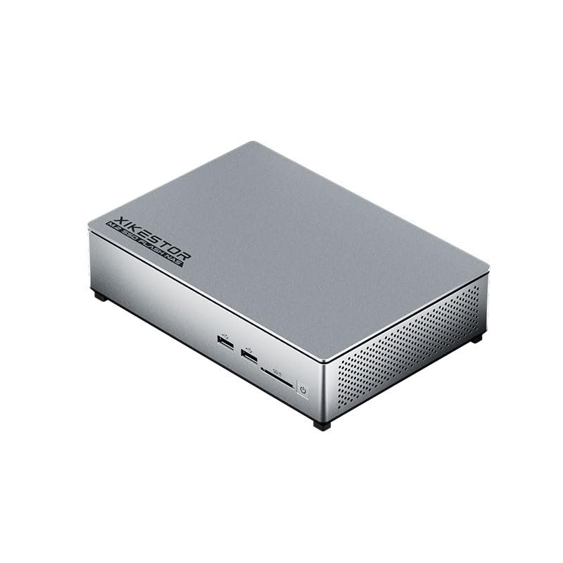 4-Bay All-Flash NAS Server with Intel i5-12450H | 32TB M.2 NVMe SSD NAS | 4X 10GbE Network Storage | 64GB Expandable Memory | Personal Cloud/Home NAS | HDMI/Mini-DP 4K@60Hz Output (Diskless)