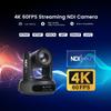4K NDI PTZ Camera 60FPS, 4KP60 AI Auto-Tracking 20X Optical Zoom Video Conference Camera 1/1.8 UHD CMOS 8.42MP with USB 3G-SDI HDMI LAN Outputs POE Live Streaming for Church Worship Conference Events view 4