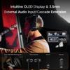 COMICA Seekcom S1 Wireless Intercom Headset System, 2.4GHz Full-Duplex 2-Person Communication Headset with AI/ENC Noise Reduction, 500m/1640ft, PTT Mute, OLED Display for Film, TV, Broadcast, Live view 4