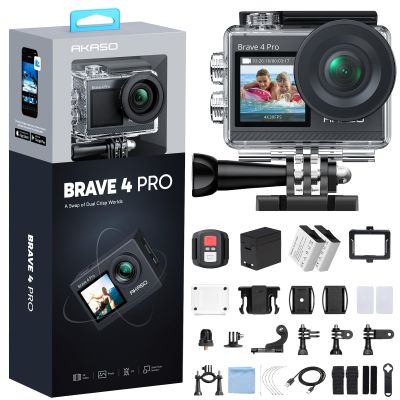AKASO Brave 4 Pro Action Camera 4K 30fps Waterproof Underwater Camera