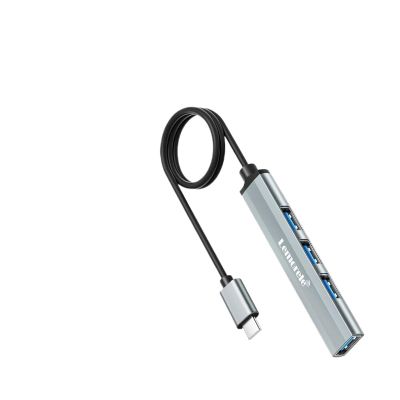 1Pcs USB C Hub USB Hub 3.0 Long Cable OTG 4 Port Type C HUB Multi Splitter Adapter Laptop Accessories(60CM)