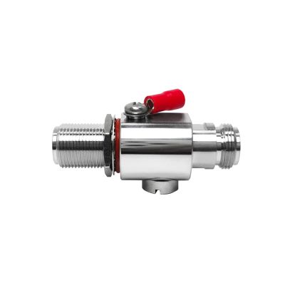 0-6G N-to-N Female Through-Wall coaxial Cable Surge Arrester, Suitable for Signal Booster Surge arresters.