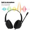 Hulex Supplies X6D 3.5MM Binaural Telephone Headset with Microphone, Call Center Headphone for Customer Service, Noise Cancelling Office Headset with 3.5mm Plug, Comfortable Lightweight view 4