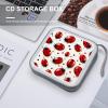 FekiLoot Red Ladybug DVD Case,Portable Zipper DVD Storage Case CD Collection Bag EVA Protective Blu-ray Wallet Portable Disc Storage Wallet Bag for Car, Home, Office view 4