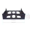 3.5 to 5.25 Floppy to Optical Drive Bay Mounting Bracket Converters for Front Panel Card Reader Fan Speed Controllers Flexible Installation view 4