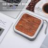 FekiLoot Red Brick Wall Texture DVD Case,Portable Zipper DVD Storage Case CD Collection Bag EVA Protective Blu-ray Wallet Portable Disc Storage Wallet Bag for Car, Home, Office view 4