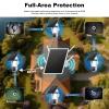 FOINNEX Security Camera, Solar Camera Wireless Outdoor, 4-Cam Pack, Solar Powered Home Security Camera with 360 Auto Tracking, Pan & Tilt, Night Vision, 5G & 2.4G Router, No Subscription view 2