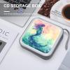 FekiLoot Beautiful Mermaid Tail DVD Case,Portable Zipper DVD Storage Case CD Collection Bag EVA Protective Blu-ray Wallet Portable Disc Storage Wallet Bag for Car, Home, Office view 4