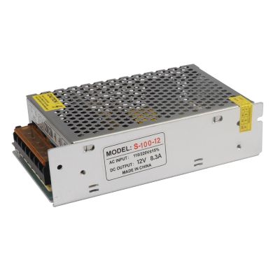 100W AC100-240V Input Switching Power Supply 12V 8.3A Output 1Pcs