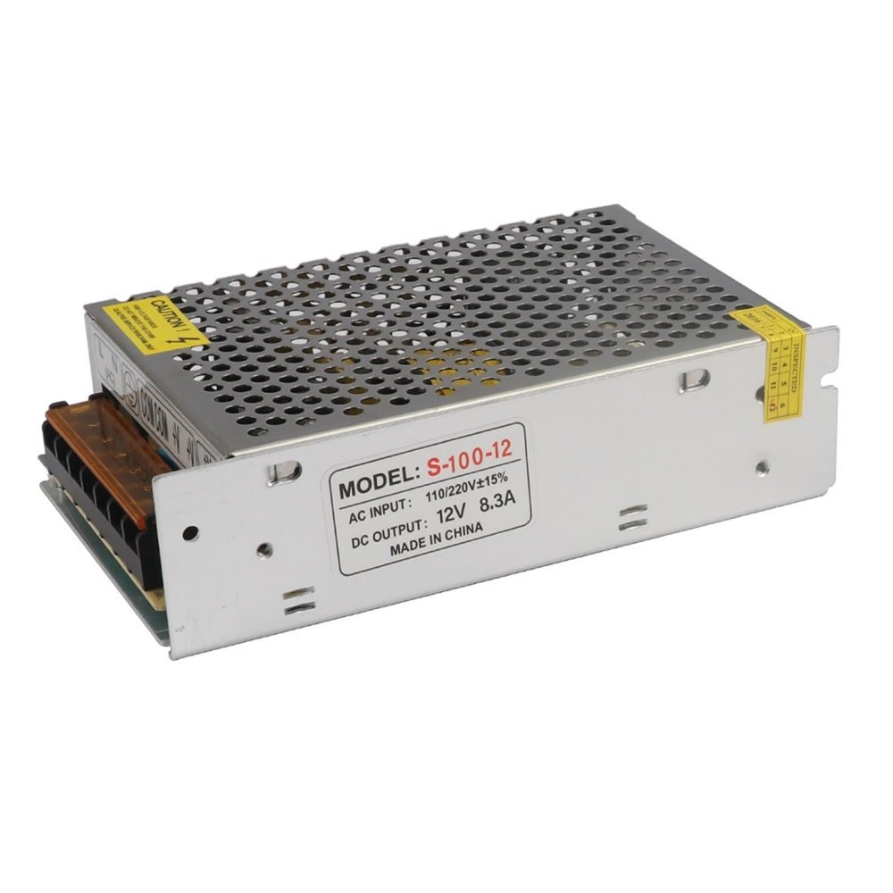 100W AC100-240V Input Switching Power Supply 12V 8.3A Output 1Pcs