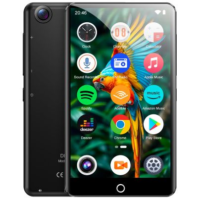 Conrain 80GB mp3 Player with Bluetooth and WiFi, 4.02" Touchscreen Android MP3 Player with 13MP Rear Camera, MP4 Music Player for Kids with Spotify, Deezer, Amazon Music, Audible