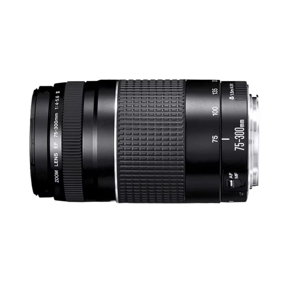 Compatible for Canon 100D 200D 750D 760D 77D 1200D 1300D 1500D 800D EF 75-300mm F4-5.6 III Telephoto Zoom Lens for DSLR Cameras(Yes Packaging New)