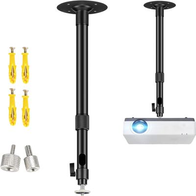 2-Be-Best High Ceiling Projector Mount 23 to 41 in / 58 to105 cm, Extra Long Projector Ceiling Mount with Extendable Adjustable Projectors Mounts Black