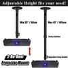 2-Be-Best High Ceiling Projector Mount 23 to 41 in / 58 to105 cm, Extra Long Projector Ceiling Mount with Extendable Adjustable Projectors Mounts Black view 2