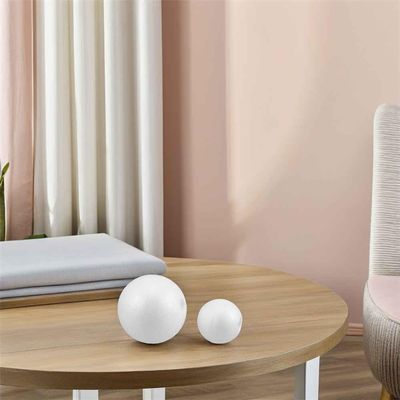8 White Round Foam Balls, polystyrene Craft Balls, pre-drilled Holes, Suitable for DIY Flower Center Decorations, White Craft Foam.