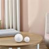 8 White Round Foam Balls, polystyrene Craft Balls, pre-drilled Holes, Suitable for DIY Flower Center Decorations, White Craft Foam. view 1