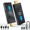2026Upgrade Wireless HDMI Transmitter and Receiver, Plug&Play 2.4G/5G Wireless HDMI Extender Kit, 492ft/150m, 4K Decode 1080P@60Hz, Work for Video/Audio to Monitor from Laptop/PC/Projector view 1