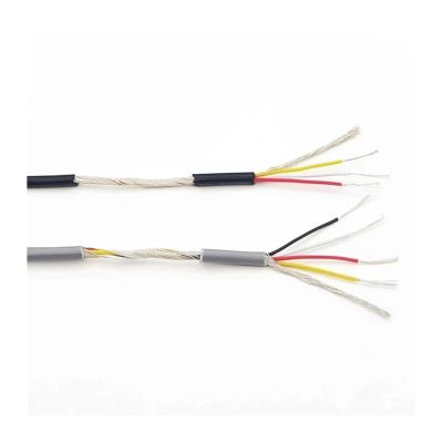 1pc 10M UL2547 Shielded Wire Signal Cable - 32-20 AWG Copper Control Wires for Audio & Headphones(Gray,32AWG X 10M-2CORES)