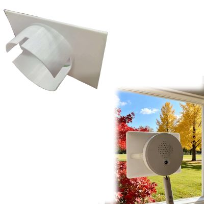 Arbemtuia Compatible with TP-Link Tapo C125 Window-Mount Camera Holder  Tape-On Bracket (Snug Fit, Indoor/Outdoor View, Easy Install) (White)