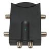 SUNGOOYUE High Performance TV Signal Amplifier, 4-Way Bidirectional Cable Splitter with Equalizer, 88-862MHz, Type F Connectors, 75 Ohm Impedance view 2