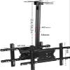 Adjustable Ceiling TV Mount, Dual Sided Electric Lift for Flat Sn TVs, Space-Saving Solution for Home and Office view 2